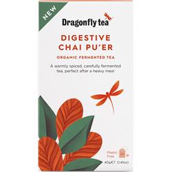 Dragonfly Tea Digestive Chai Pu'er Organic Fermented Tea