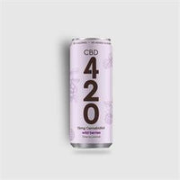Drink420 CBD infused sparkling Wild Berries 250ml Slimline Can
