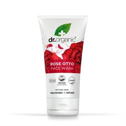 Dr Organic Rose Otto Face Wash 150ml