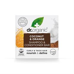 Dr Organic Coconut & Orange Shampoo/Conditioner Bar 75g