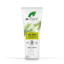 Dr Organic Tea Tree Face Wash 200ml