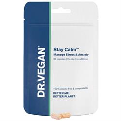 Dr Vegan Stay Calm Manage Stress & Anxiety 60 caps