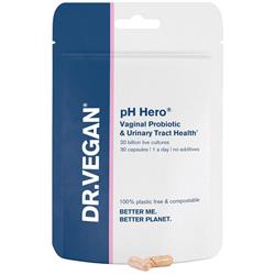 Dr Vegan DR.VEGAN pH Hero Vaginal Health and UTI Support 30 caps