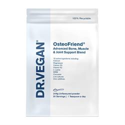 Dr Vegan OsteoFriend. 30 servings 1 teaspoon a day. Unflavoured. 249g