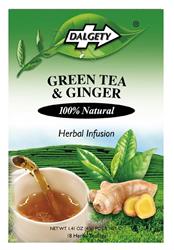 Dalgety Teas Dalgety Green Tea & Ginger 18 Teabags