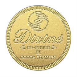 Divine Chocolate Giant Fairtrade Milk Chocolate Coin