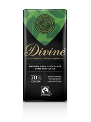 Divine Chocolate Mint Dark Chocolate 90g