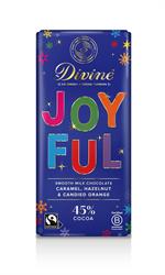 Divine Chocolate Divine Milk Chocolate Caramel Hazelnuts Candied Orange Zest 180g