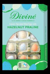 Divine Chocolate Divine Mini Eggs with hazelnut Praline 150g