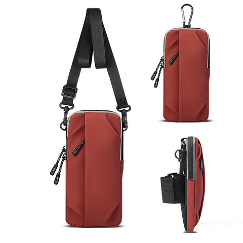 Running mobile phone arm bag for men and women, single shoulder diagonal cross bag, wrist bag, fitness sports travel equipment,