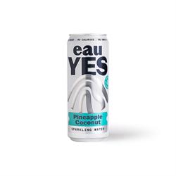 eauYES Sparkling Mineral Water eauYES Pineapple Coconut Sparkling Mineral Water 330ml