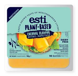 Esti Chilled Esti Plant Based Cheddar Flavour Slices 180g