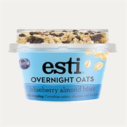 Esti Chilled Blueberry Almond Bliss Overnight Oats 145g