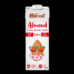 Ecomil Organic Almond Drink 6% Sugar Free 1L