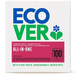 Ecover Dishwasher Tablets AiO XL 100 tabs