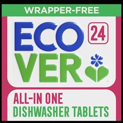 Ecover Ecover Dishwasher tablets 24s NEW plastic free All in One