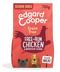 Edgard and Cooper Dry Dog Food Free Run Chicken & Salmon for Senior Dogs 700g