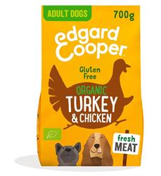 Edgard and Cooper Dry Dog Food Organic Turkey & Chicken 700g