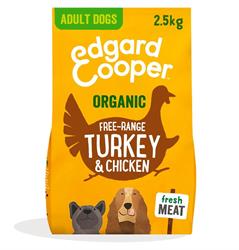 Edgard and Cooper Dry Dog Food Organic Turkey & Chicken 2.5kg