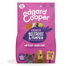 Edgard and Cooper Plant-Based Dog Food with Fresh Beetroot and Pumpkin for Dogs 1kg