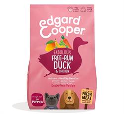 Edgard and Cooper Dry Puppy Food Fresh Free Run Duck & Chicken 1Kg