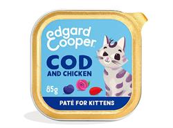Edgard and Cooper Edgard & Cooper Cat Wet Food - Kitten Pate - Cod & Chicken 85g