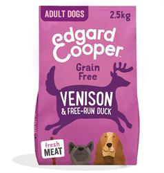 Edgard and Cooper Dry Dog Food Fresh Venison & Free-Run Duck 2.5kg