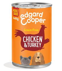 Edgard and Cooper Wet Dog Food Chicken & Turkey 400g