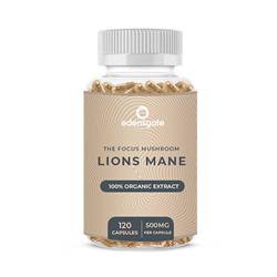 Edens Gate Lions Mane Mushroom Capsules - Premium Extract - 120 Capsules