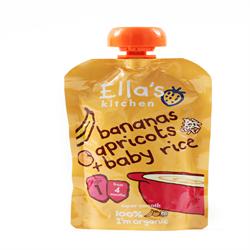 Ellas Kitchen Stage 1 Baby Rice - Banana & Apricot 120g