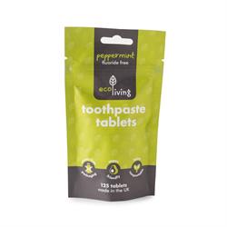 Ecoliving Ecoliving Toothpaste Tablets Fluoride Free - 125 tablets