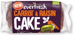 Everfresh Natural Foods Organic Sprouted Carrot Cake with Raisins 350g