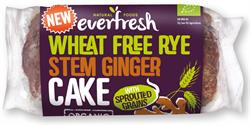 Everfresh Natural Foods Organic Sprouted Rye Stem Ginger Cake 350g