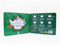 English Tea Shop Premium Holiday Collection Green Gift Tin 36Tea Pyramid Bags