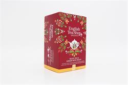 English Tea Shop Black Tea & Ginger with Peach - 20 Tea Bag Sachets