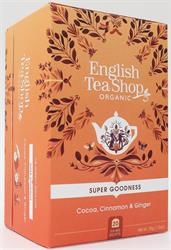 English Tea Shop Cocoa Cinnamon & Ginger - 20 Tea Bag Sachets