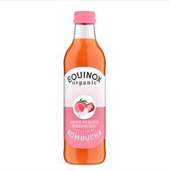 Equinox Kombucha Equinox White Peach & Strawberry Kombucha 275ml