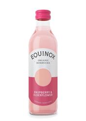 Equinox Kombucha Organic Kombucha Raspberry & Elderflower Soft Drink 275ml