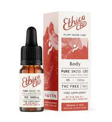 EthicaCBD Body CBD Oil 1000mg/10ml (Turmeric Ginger & Black Pepper)