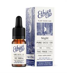 EthicaCBD Night CBD Oil 1000mg/10ml (Chamomile Zinc & Lavender)