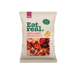 Eat Real Eat Real Lentil Chips Chargrilled Red Pepper 95g