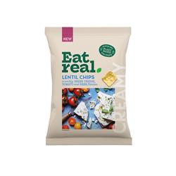 Eat Real Eat Real Lentil Chips Greek Cheese Tomato & Herb 95g