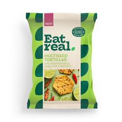 Eat Real FREE Multiseed Birdseye Chilli Lime & Sea Salt Chips 160g