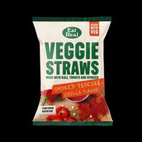Eat Real Eat Real Veggie Straws Smoked Paprika & Chilli 110g