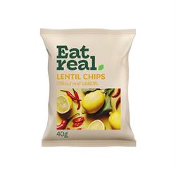 Eat Real Eat Real Lentil Chips Chilli & Lemon 40g