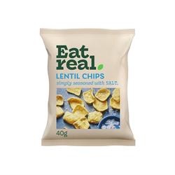 Eat Real Eat Real Lentil Chips Salted 40g