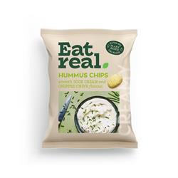 Eat Real Eat Real Hummus Chips Sour Cream & Chive 45g