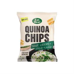 Eat Real Eat Real Quinoa Chips Sour Cream & Chive 40g