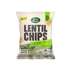 Eat Real Eat Real Lentil Chips Creamy Dill 40g