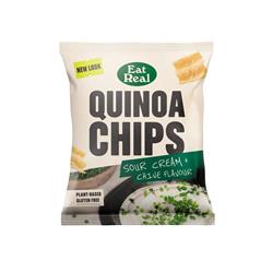 Eat Real Eat Real Quinoa Chips Sour Cream & Chive 20g